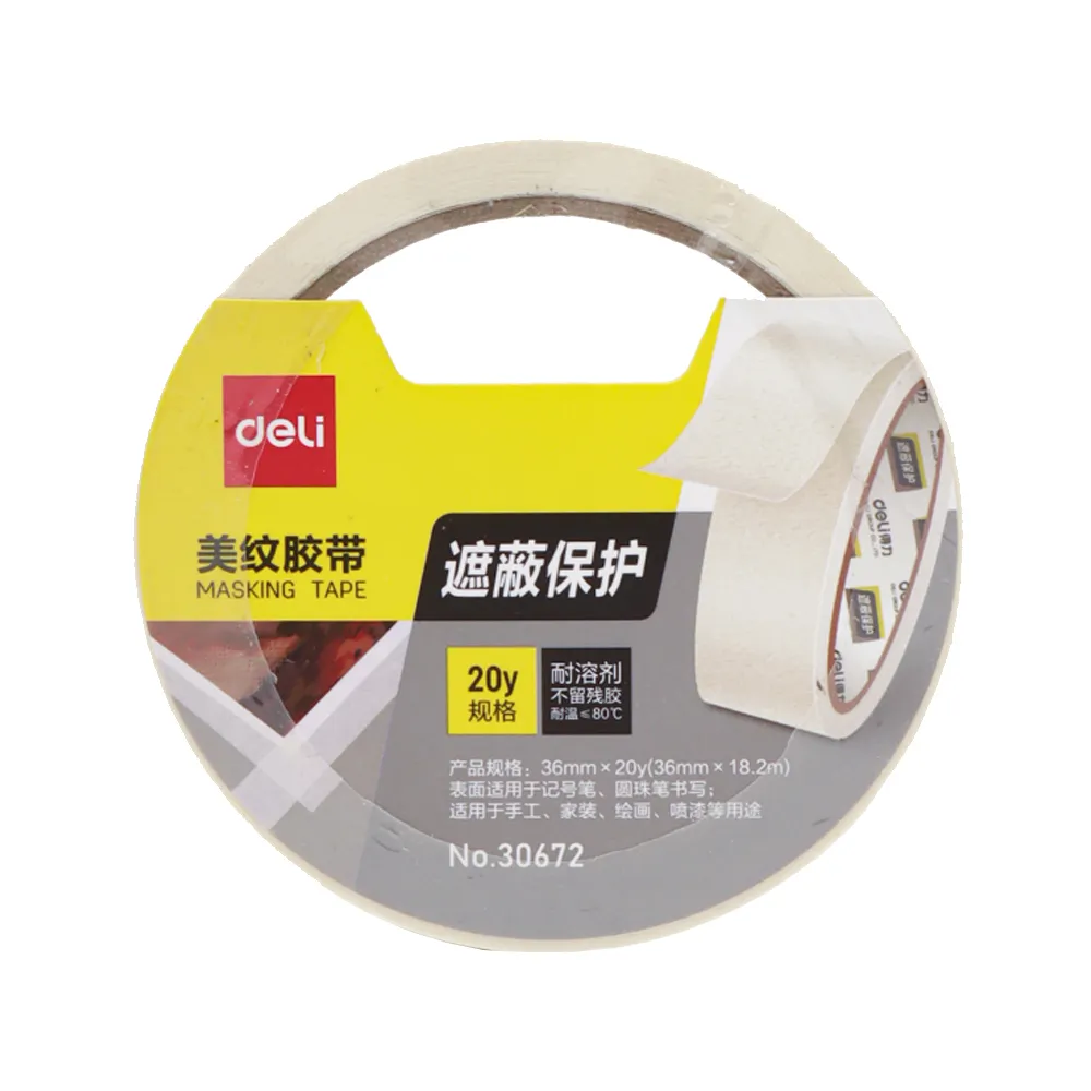 Masking Tape Ref 30672 1.5", 36mm*20yrd Deli
