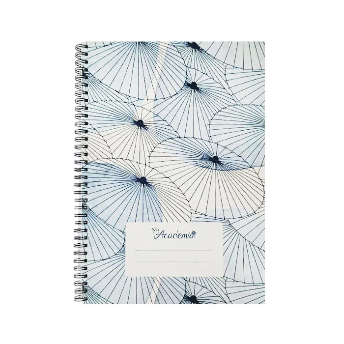 Spiral Notebook  A4, 120 Sheets Ruled, Umbrella  My Academia