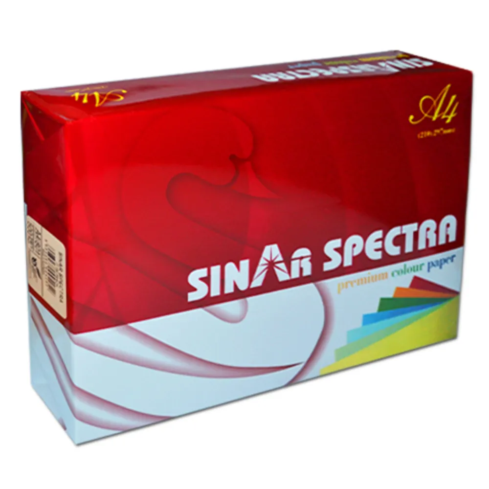 Colour Copy Paper A4 Pink, 80gsm [Ream: 500 Sheets]  Sinar Spectra