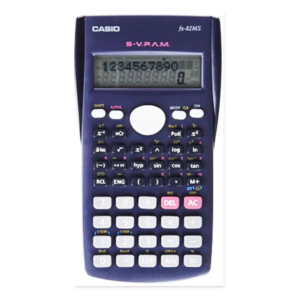 Scientific Calculator Ref fx-82MS 12 Digits, W80*D155mm  Casio