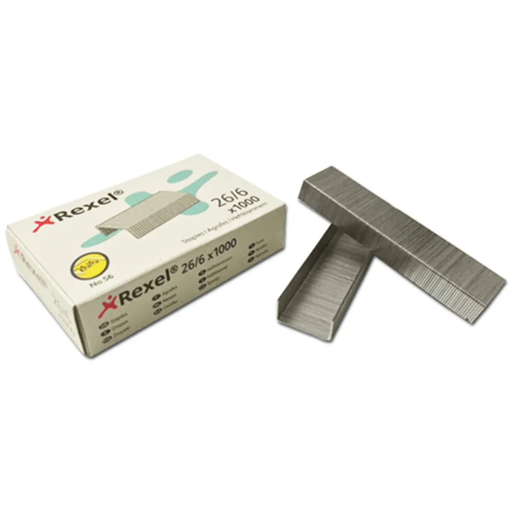 Staples Ref No.56  No. 26/6 [Pk 1000] Rexel