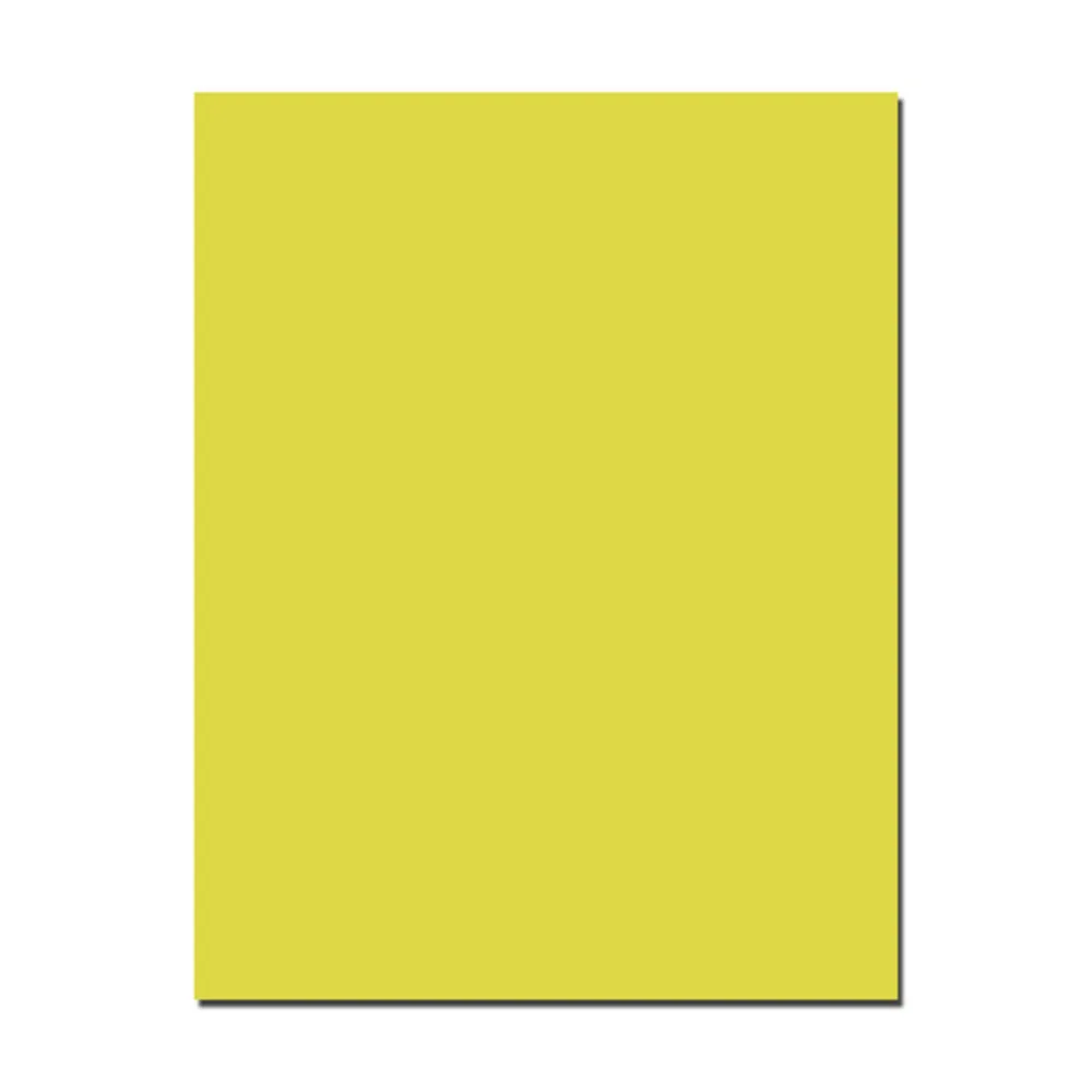 Report Cover Bristol  A4 Yellow, 160gsm No Brand