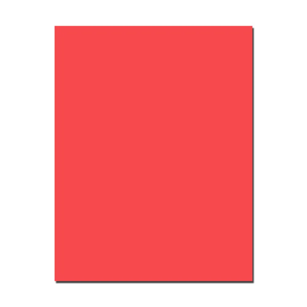 Report Cover Bristol A4 Red, 160gsm No Brand