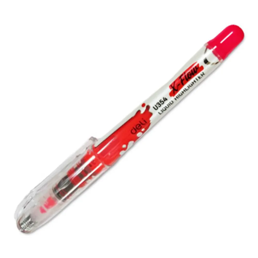 Highlighter Liquid Ref U35440 Pink: Chisel Tip 1-5mm Deli