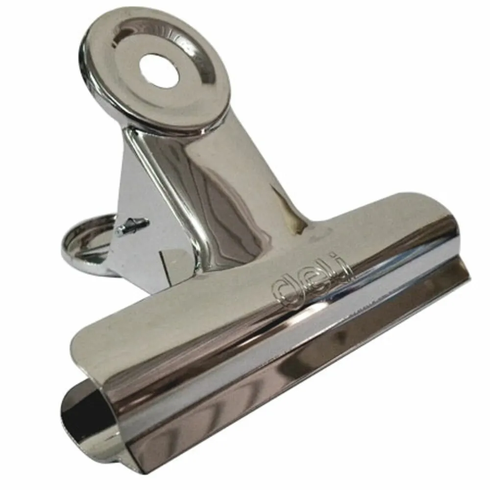 Bulldog Clip Metal Ref 9522 2.5" (64mm) Steel  Deli