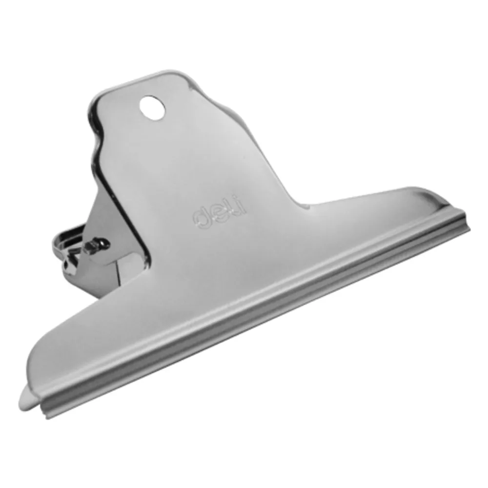 Bulldog Clip Metal Flat Ref 9531 5.75" (145mm) Steel  Deli