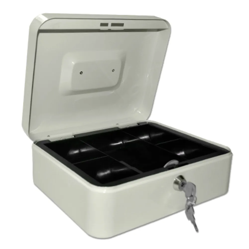 Cash Box Ref HGTCB2500 10 Inch, 250*200*90mm, Metal Body  YBB