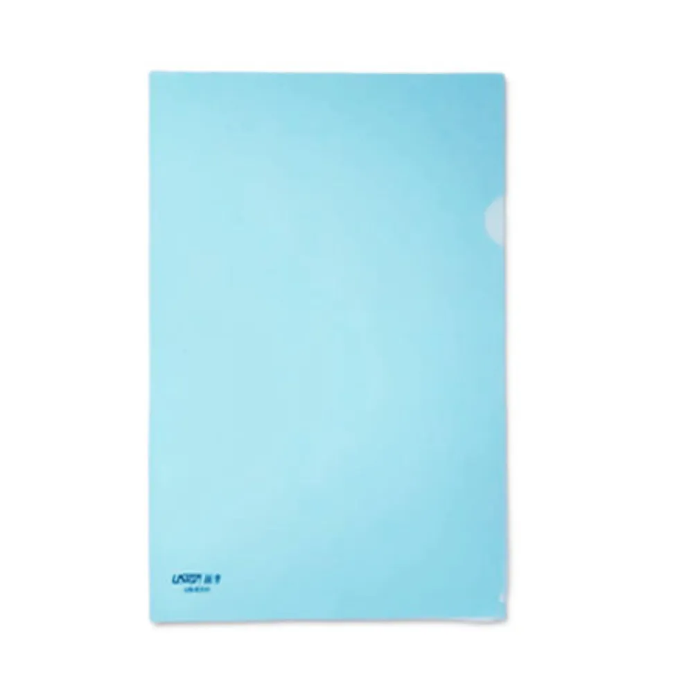 Pocket File L-Shape A4, Blue, Plastic, Transparent Usign