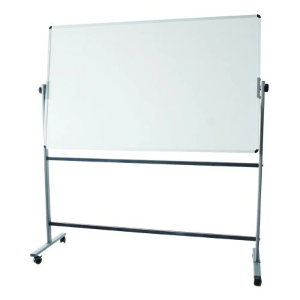 Mobile White Board Ref 7881 (Double Side) W60cmxH90cm, Aluminium Frame Deli