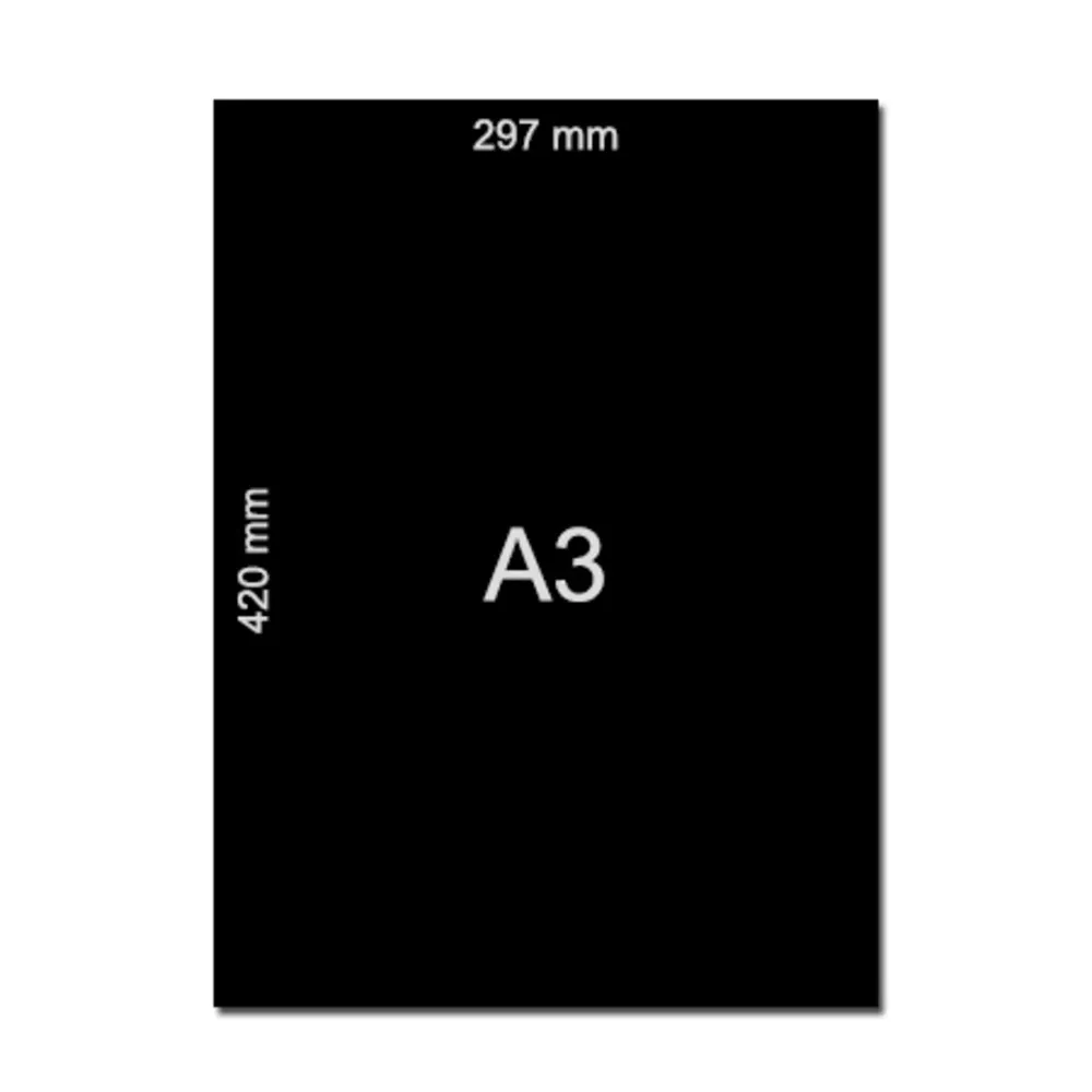 Bristol Paper  A3 Black, 180gsm No Brand