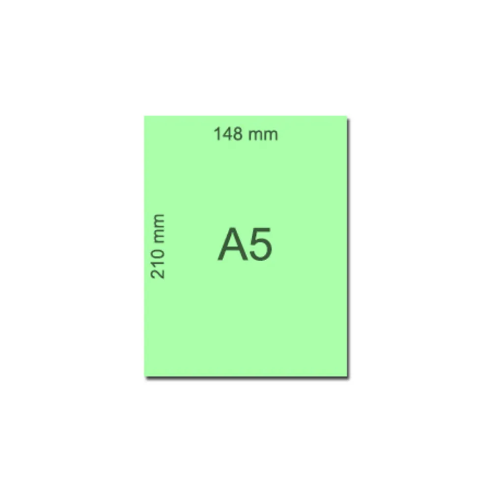 Bristol Paper  A5 Green, 160gsm No brand