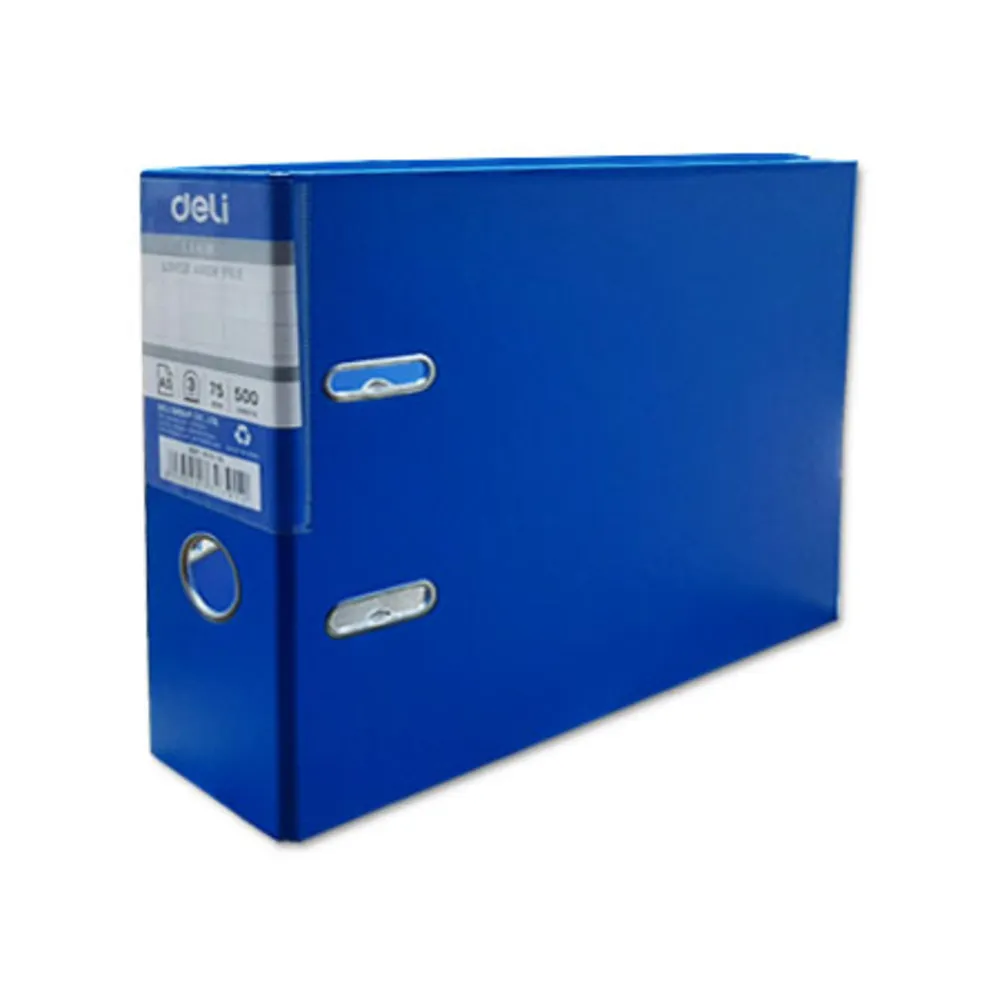 Lever Arc File PVC [½] Ref B21533 A5, 3", Blue Deli