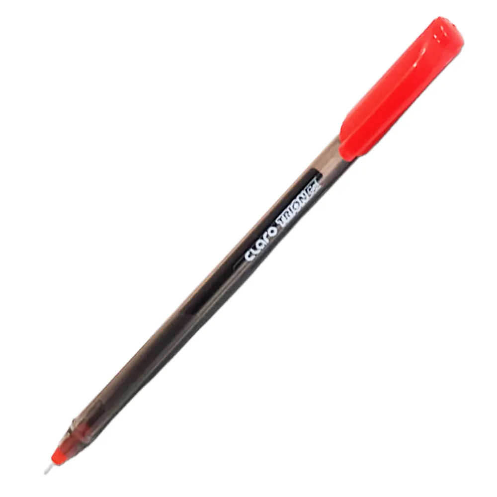 Gel Pen Trion  0.6mm Tip, Red  Claro