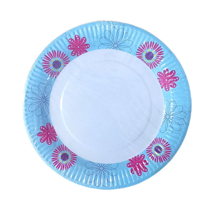 Plates Printed Ø23cm, [Pk 50] Origami
