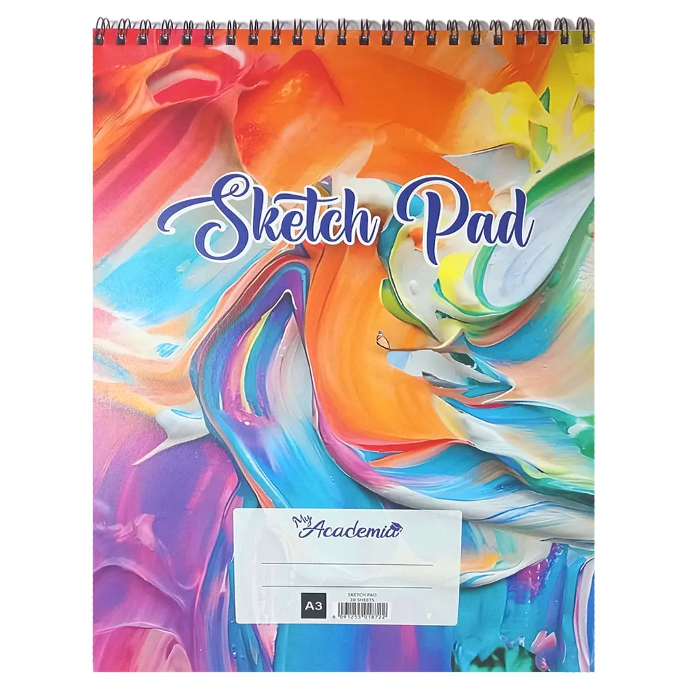 Sketch Book A3, 120gsm, 30 Sheets, Paint My Academia