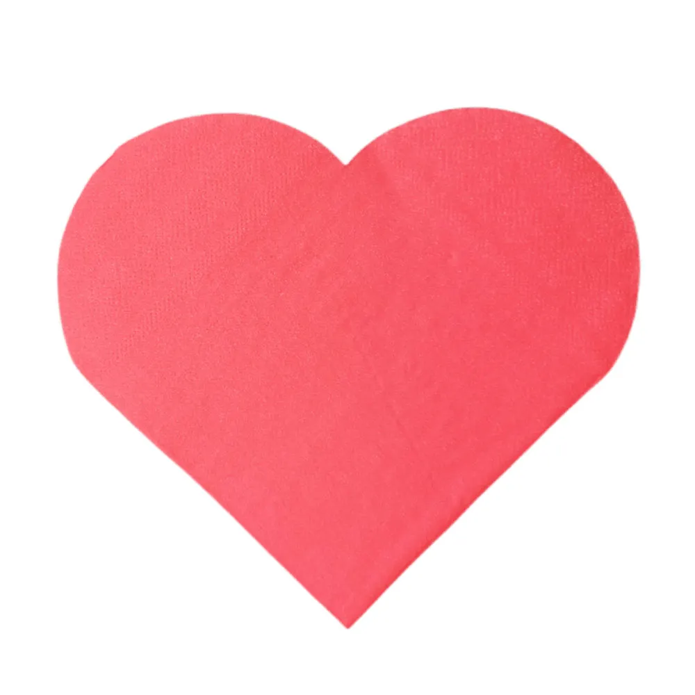 Party Paper Tissue Heart, Assorted Colors WTC
