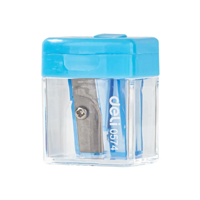 Pencil Sharpener Ref 0574 1 Hole , Assorted Colors Deli