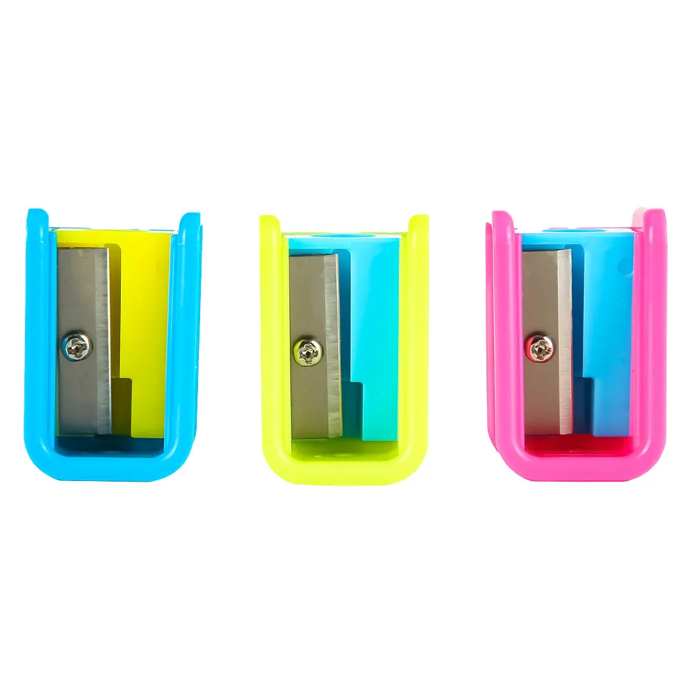 Sharpener for Wood Pencil Ref R00100 Plastic Assorted Colours Deli