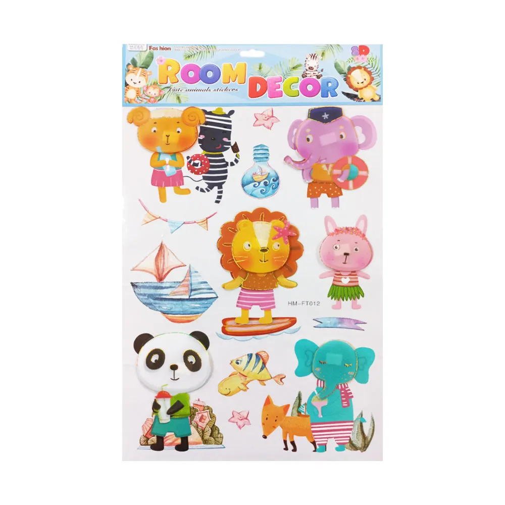 Sticker Ref HM-FT Room Decor 8D, 350*500mm, Assorted Design SW