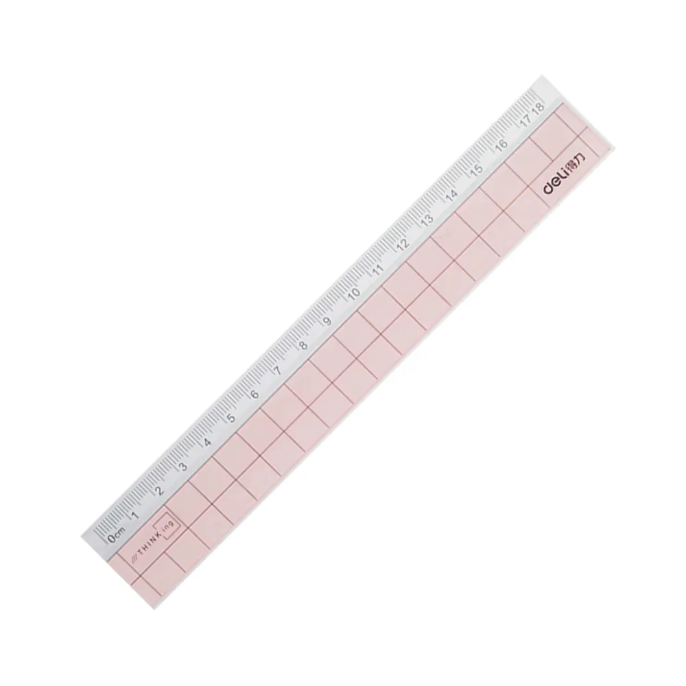 Ruler Ref 6235 18cm, Assorted Colors Deli