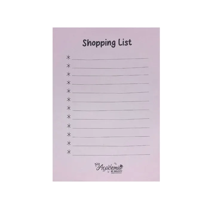 Checklist -Shopping List A5, Assorted Colours My Academia