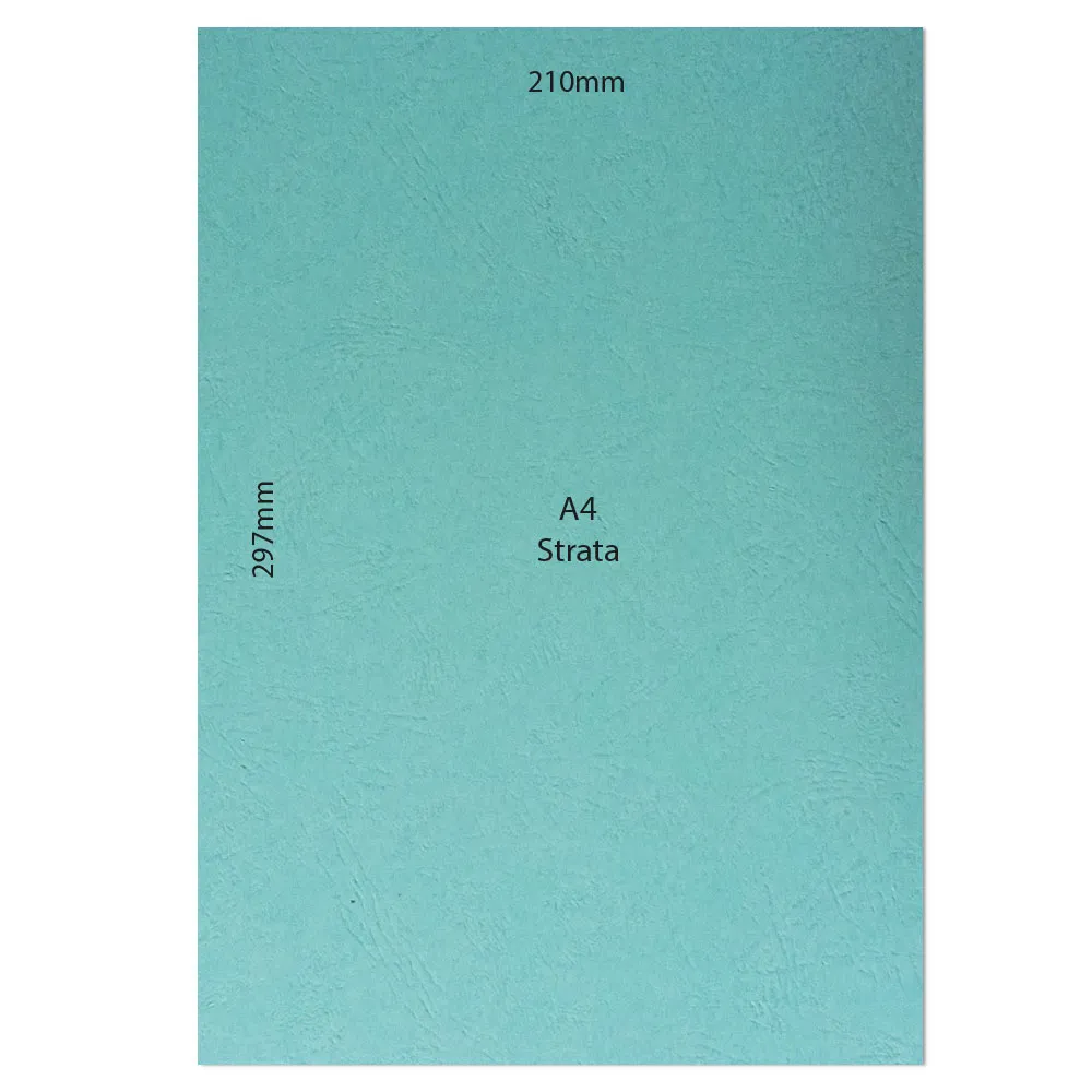 Strata Paper Ref C2  A4 Sky Blue, 210gsm [Pk 10]  Notelita