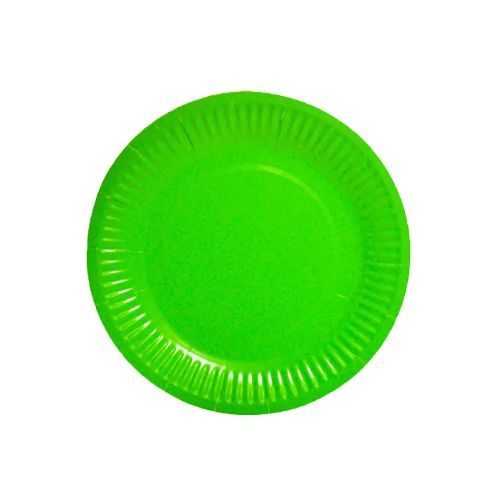 Paper Plates 7", Apple Green [Pk 10] WTC