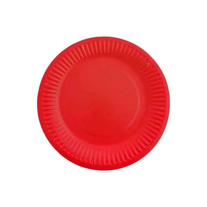 Paper Plates 7", Red [Pk 10] WTC 