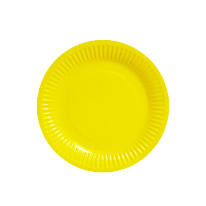Paper Plates 7", Yellow [Pk 10] WTC 