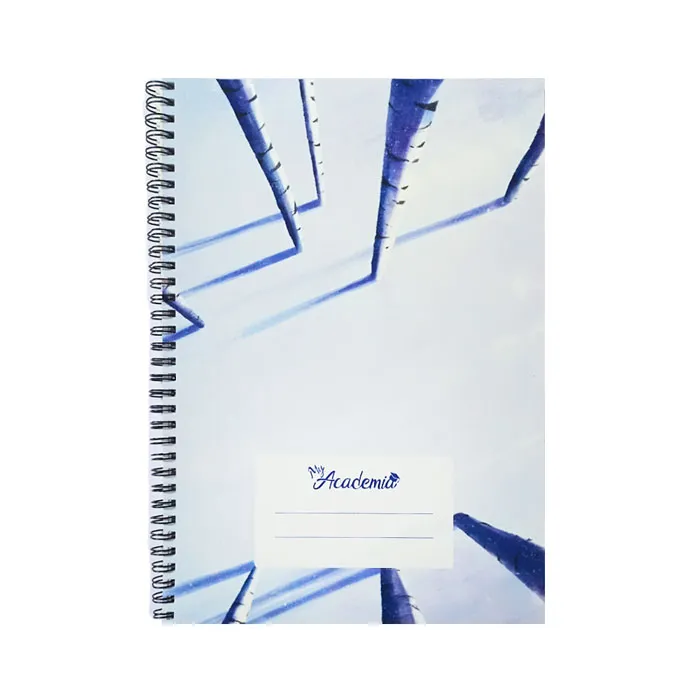 Spiral Notebook A4, 120 Sheets Ruled, Snow My Academia