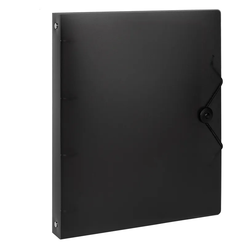 Ring File Ref PE110-T A4:4 Hole Blue Deli