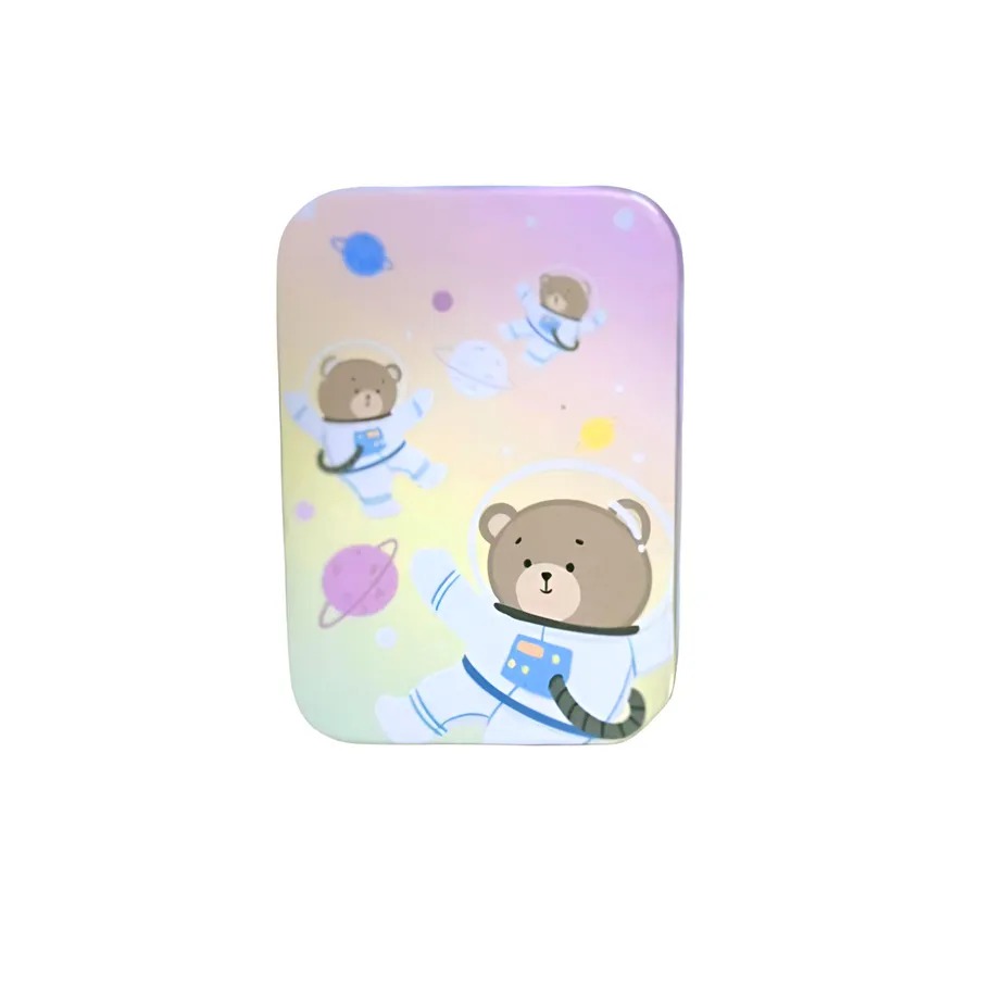 Tin Box Ref TX-002 Metal L9*W6.5*H2.5cm, Assorted Design Meli Melo