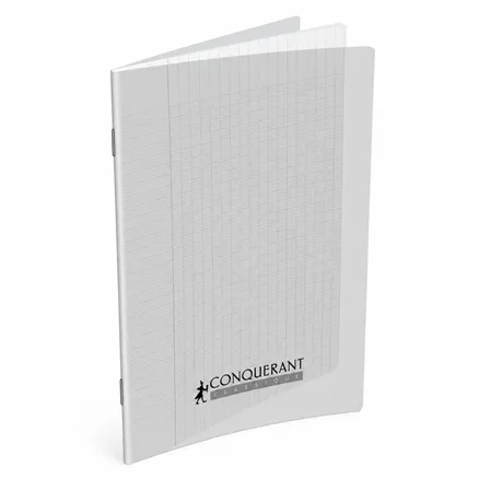 Classic Cover Notebook Ref 100902142 24*32cm, 96pgs, 90g Checkered Transperant Conquerant