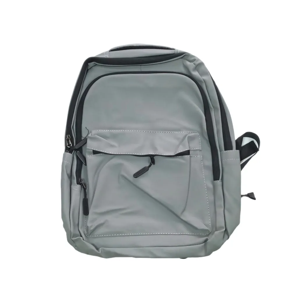 School Bag Ref M2 32*20*47cm, Black, Light Grey & Dark Grey Meli Melo