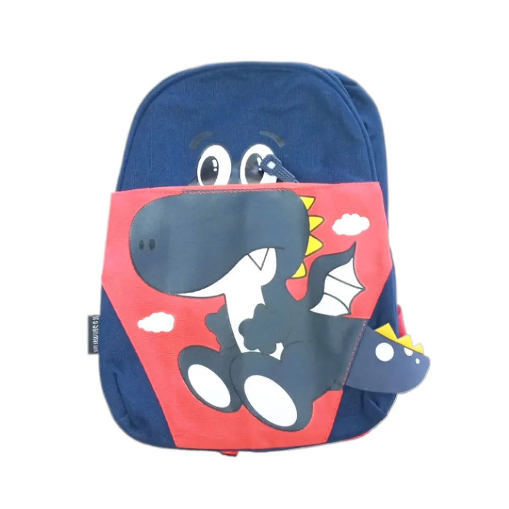 School Bag Ref 2206 31*24*12cm, Dinosaur & Unicorn Meli Melo