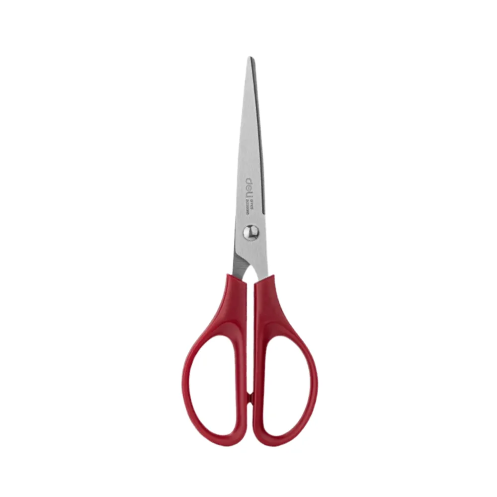 Scissors Ref M600 170mm, [Black &  Red] Deli