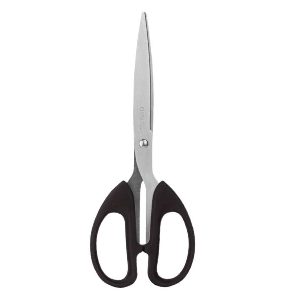Scissors Ref M611 210mm [Black &  Red] Deli