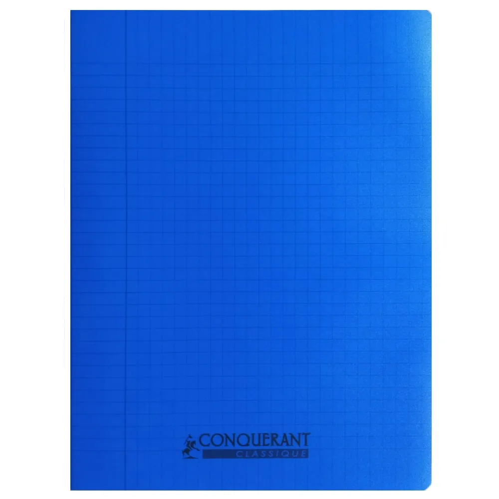 Classic Cover Notebook Ref 100902146 240*320cm, 96 pages, Seyes Polypro Blue Conquerant
