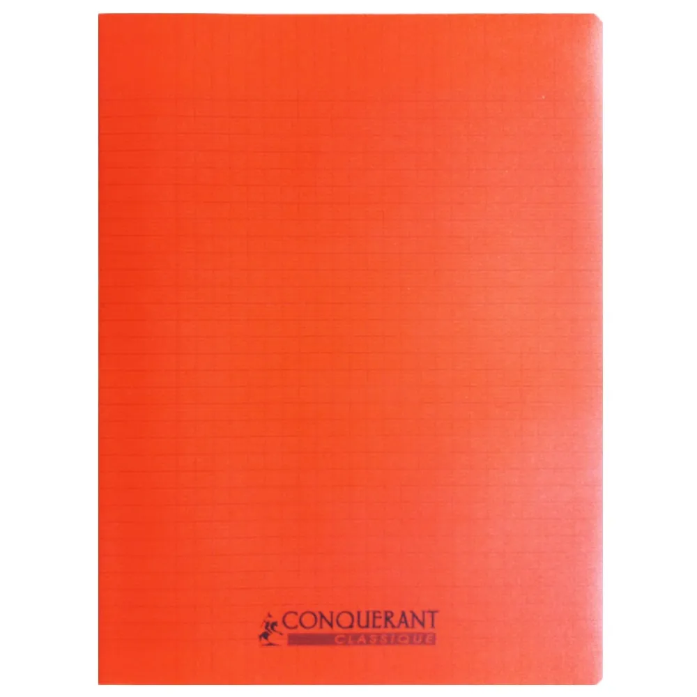 Classic Cover Notebook Ref 100105480 240*320cm, 96 pages, Seyes Polypro Orange Conquerant