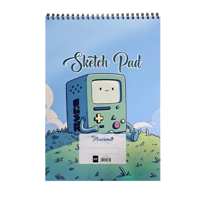 Sketch Book  A3, 120gsm, 30 Sheets, Adventure Time My Academia