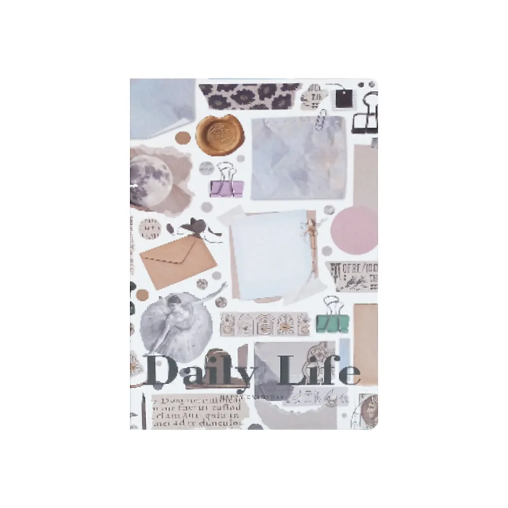 Soft Cover Notebook Ref BL11422 A5, 32 Sheets, Daily Life Meli Melo