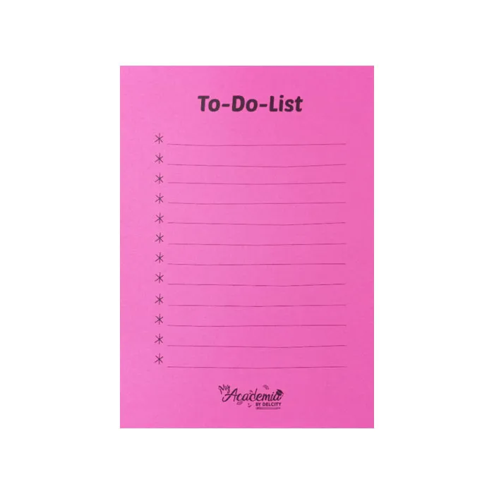 Checklist -To Do List A5, Assorted Colours My Academia