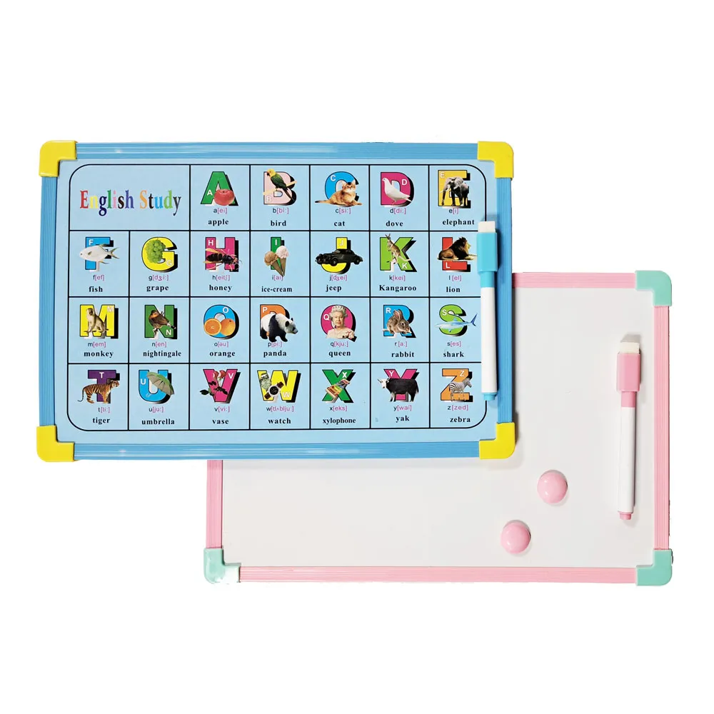 Whiteboard mini Ref 6203 A4, ABCD, Plastic with Mini Marker MeliMelo