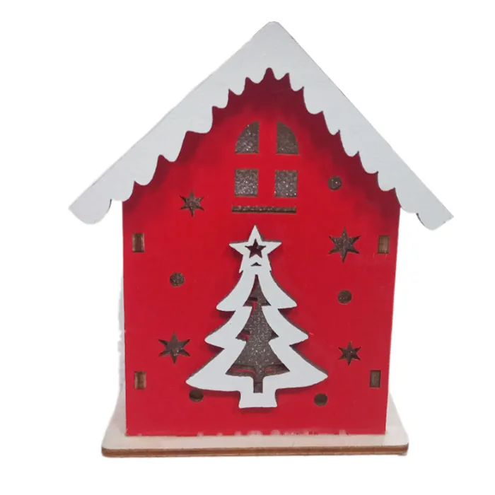 Xmas Deco Ref LH138-23-113 House + Light AFC