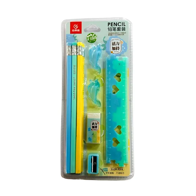 Wood Pencil DJ09-7015 6 2B Pencil set MeliMelo