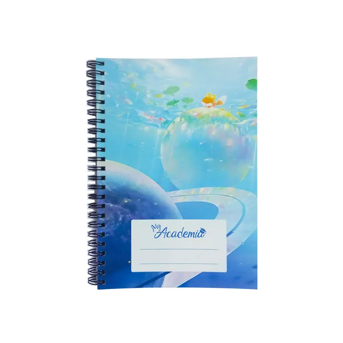 Spiral Notebook  A5, 120 Sheets Ruled, Fox My Academia 