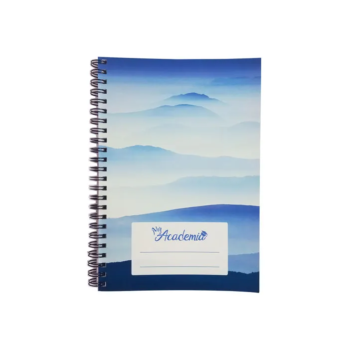 Spiral Notebook  A5, 120 Sheets Ruled, Sky My Academia
