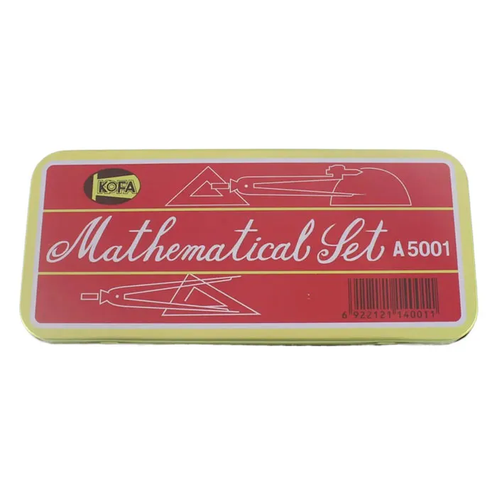Compass Set Ref A5001 Metal Box Kofa