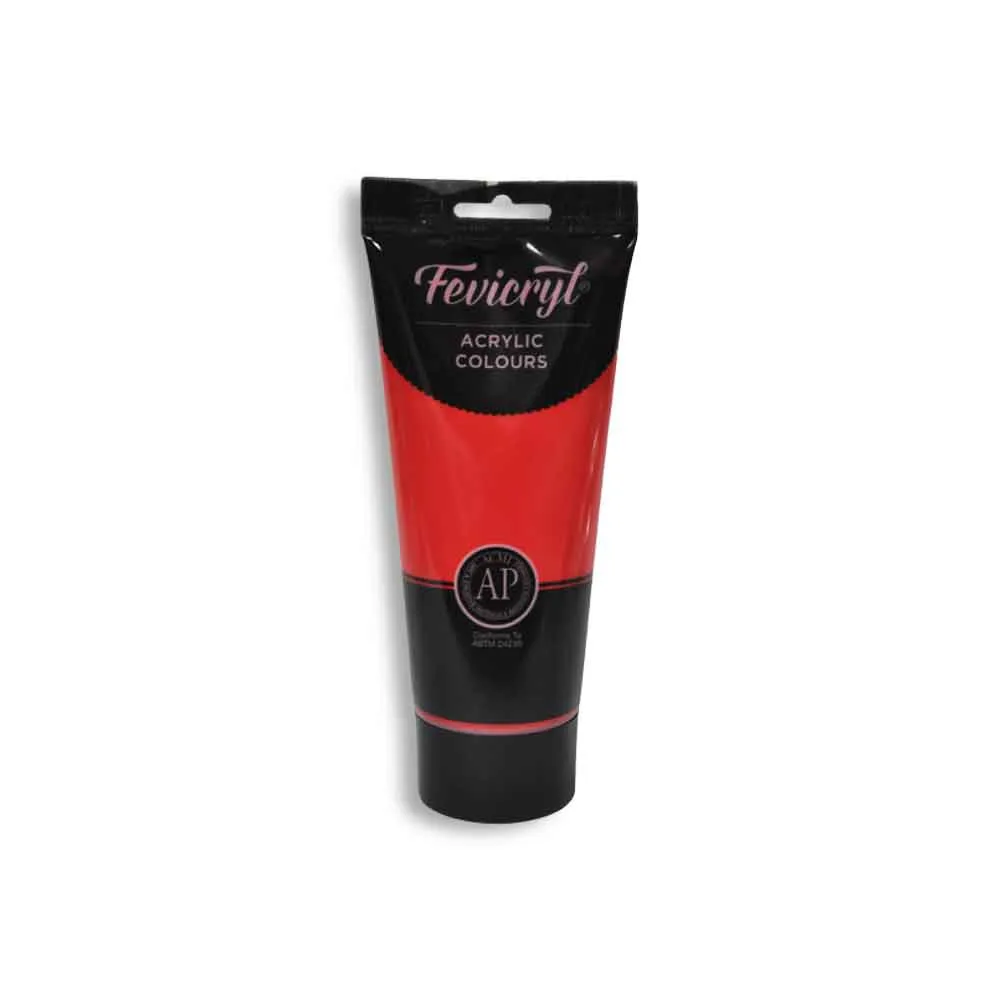 Acrylic Colours Ref AC11 200ml, Naptholene Carmine Fevicryl