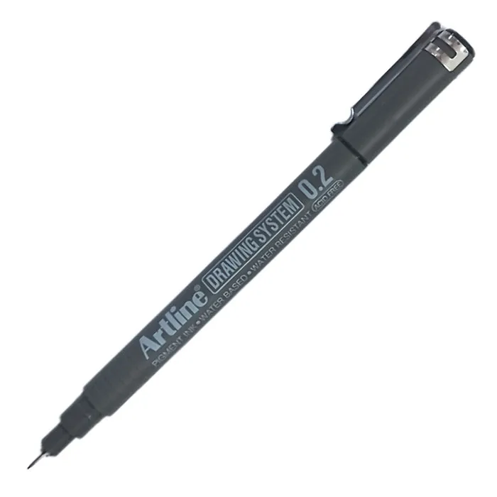 Drawing System Pen EK-232N 0.2mm, Black Artline